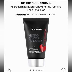Dr Brandt-Microdermabrasion Renewing Face Exfoliator-2oz